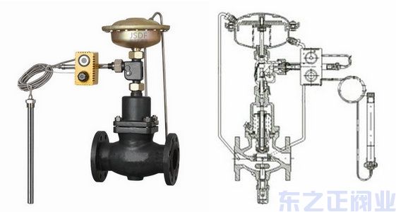 自力式流量、溫度組合閥結(jié)構(gòu)圖